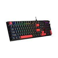 Клавиатура A4Tech BLOODY S510R GAMING MECHANICAL FIRE BLACK BLMS RED SWITCH KEYBOARD USB US+RUS